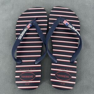 Havaianas USA Flag Stripe Flip Flops Men 9 10 Women 11 12 EUR 43 44